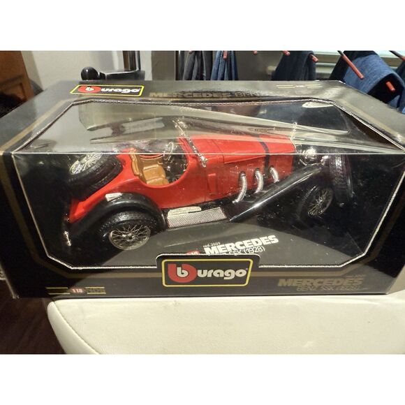 Bburago 1928 Mercedes-Benz SSK 1:18 Scale Diecast Model Car Burago 3009 New - Picture 1 of 5